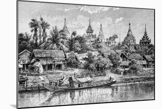 Yenan Gyong, Myanmar, 1895-Bertrand-Mounted Giclee Print