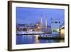 Yeni Mosque and Galata Bridge, Istanbul, Turkey, Europe-Richard Cummins-Framed Photographic Print