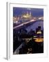 Yeni Mosque and the Galata Bridge, Istanbul, Turkey-Ali Kabas-Framed Premium Photographic Print