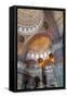 Yeni Mosque, Eminonu and Bazaar District, Istanbul, Turkey, Europe-Richard Cummins-Framed Stretched Canvas