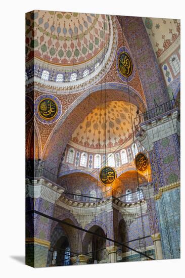 Yeni Mosque, Eminonu and Bazaar District, Istanbul, Turkey, Europe-Richard Cummins-Stretched Canvas