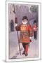 Yeoman of the Guard, Tower of London-Ernest Ibbetson-Mounted Giclee Print