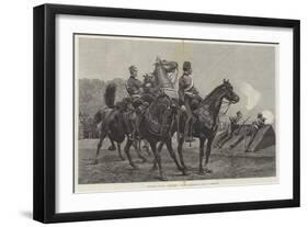 Yeomanry Cavalry Competition for the Loyd-Lindsay Cup at Wimbledon-Richard Caton Woodville II-Framed Giclee Print