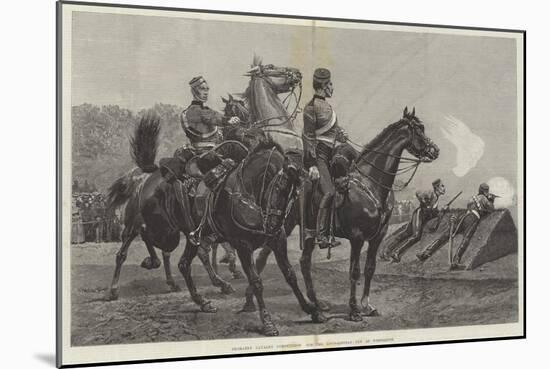 Yeomanry Cavalry Competition for the Loyd-Lindsay Cup at Wimbledon-Richard Caton Woodville II-Mounted Giclee Print