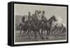 Yeomanry Cavalry Competition for the Loyd-Lindsay Cup at Wimbledon-Richard Caton Woodville II-Framed Stretched Canvas