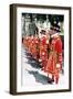 Yeomen of the Guard at the Tower of London-Associated Newspapers-Framed Photo