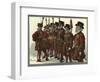 Yeomen Warders of the Tower of London-null-Framed Giclee Print