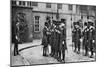 Yeomen Warders on Parade at the Tower of London, 1926-1927-null-Mounted Giclee Print