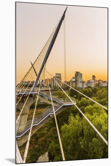 Yeouido, the Saetgang Ecological Park, a Wild Wetland among the Skyscrapers, the Saetgang Bridge (F-Massimo Borchi-Mounted Photographic Print