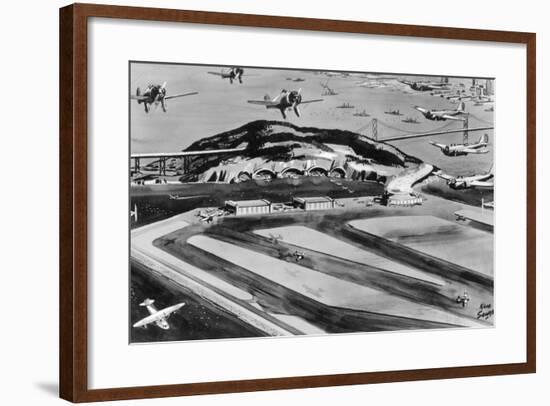 Yerba Buena Aerodrome-Ken Sawyer-Framed Photographic Print