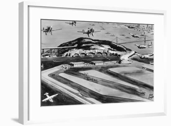 Yerba Buena Aerodrome-Ken Sawyer-Framed Photographic Print