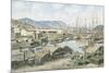 Yerba Buena Cove, San Fran.-Stanton Manolakas-Mounted Giclee Print