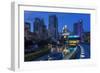 Yerba Buena Gardens at Dusk in San Francisco, California, Usa-Chuck Haney-Framed Photographic Print