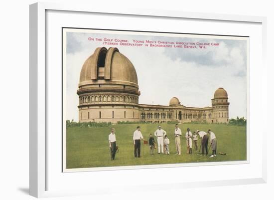 Yerkes Observatory, Lake Geneva-null-Framed Art Print