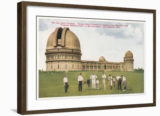 Yerkes Observatory, Lake Geneva-null-Framed Art Print