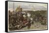 Yermak Timofeyevich Leads a Cossack Invasion of Siberia-null-Framed Stretched Canvas