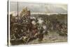 Yermak Timofeyevich Leads a Cossack Invasion of Siberia-null-Stretched Canvas