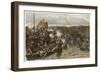 Yermak Timofeyevich Leads a Cossack Invasion of Siberia-null-Framed Art Print