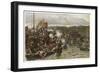 Yermak Timofeyevich Leads a Cossack Invasion of Siberia-null-Framed Art Print