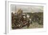 Yermak Timofeyevich Leads a Cossack Invasion of Siberia-null-Framed Art Print