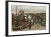 Yermak Timofeyevich Leads a Cossack Invasion of Siberia-null-Framed Art Print