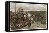Yermak Timofeyevich Leads a Cossack Invasion of Siberia-null-Framed Stretched Canvas
