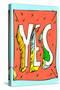 Yes by Annimo-null-Stretched Canvas