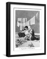 Yes, He Broke the Pot, 1799-Francisco de Goya-Framed Giclee Print