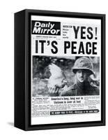 Yes! It's Peace!-null-Framed Stretched Canvas
