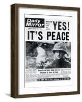 Yes! It's Peace!-null-Framed Photographic Print