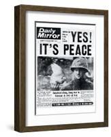 Yes! It's Peace!-null-Framed Photographic Print