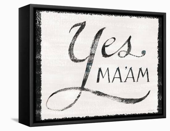 Yes Maam v1-Sue Schlabach-Framed Stretched Canvas