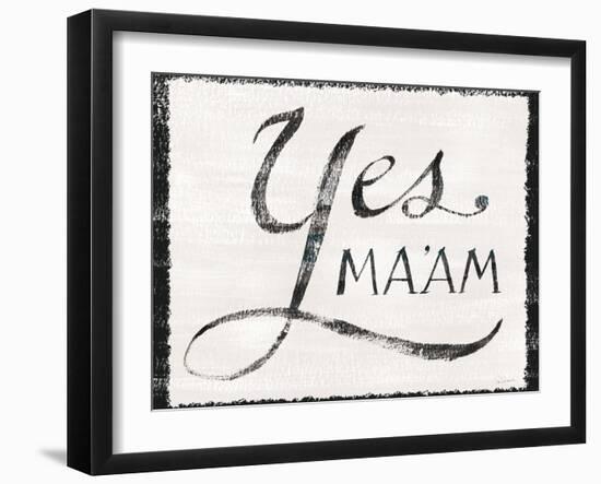 Yes Maam v1-Sue Schlabach-Framed Art Print