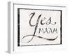 Yes Maam v1-Sue Schlabach-Framed Art Print