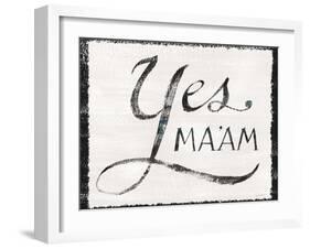 Yes Maam v1-Sue Schlabach-Framed Art Print