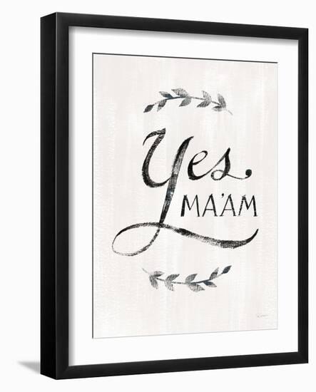 Yes Maam v2-Sue Schlabach-Framed Art Print