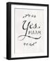Yes Maam v2-Sue Schlabach-Framed Art Print