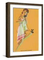 Yes, My Dialing Daughtere-null-Framed Art Print