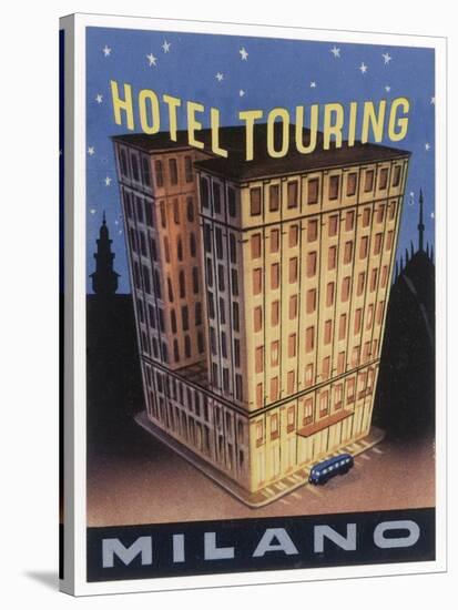 Yes the Hotel Touring at Milano Italy is Big and Its Fine Label Design Emphasises It-null-Stretched Canvas