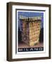 Yes the Hotel Touring at Milano Italy is Big and Its Fine Label Design Emphasises It-null-Framed Art Print