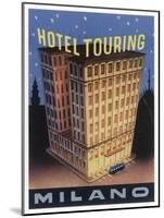 Yes the Hotel Touring at Milano Italy is Big and Its Fine Label Design Emphasises It-null-Mounted Art Print
