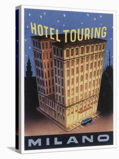 Yes the Hotel Touring at Milano Italy is Big and Its Fine Label Design Emphasises It-null-Stretched Canvas