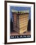 Yes the Hotel Touring at Milano Italy is Big and Its Fine Label Design Emphasises It-null-Framed Art Print