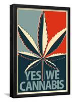 Yes We Cannabis Marijuana-null-Framed Poster