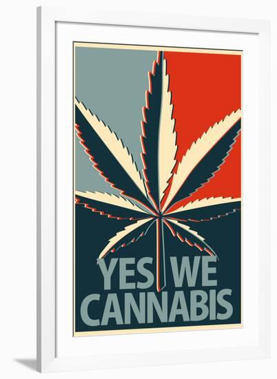 Yes, We Cannabis  - Marijuana-null-Framed Art Print