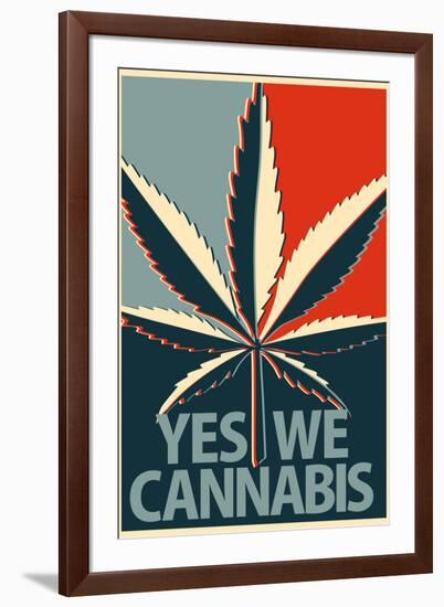 Yes, We Cannabis  - Marijuana-null-Framed Art Print