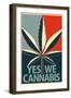 Yes We Cannabis Marijuana-null-Framed Art Print