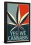 Yes We Cannabis Marijuana-null-Framed Poster