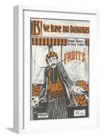 Yes, We Have No Bananas-null-Framed Art Print