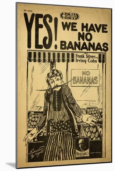 Yes! We Have No Bananas-null-Mounted Art Print